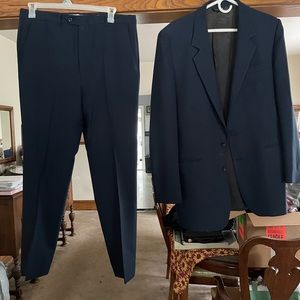 Mens Navy Suit, Sergio Valenti